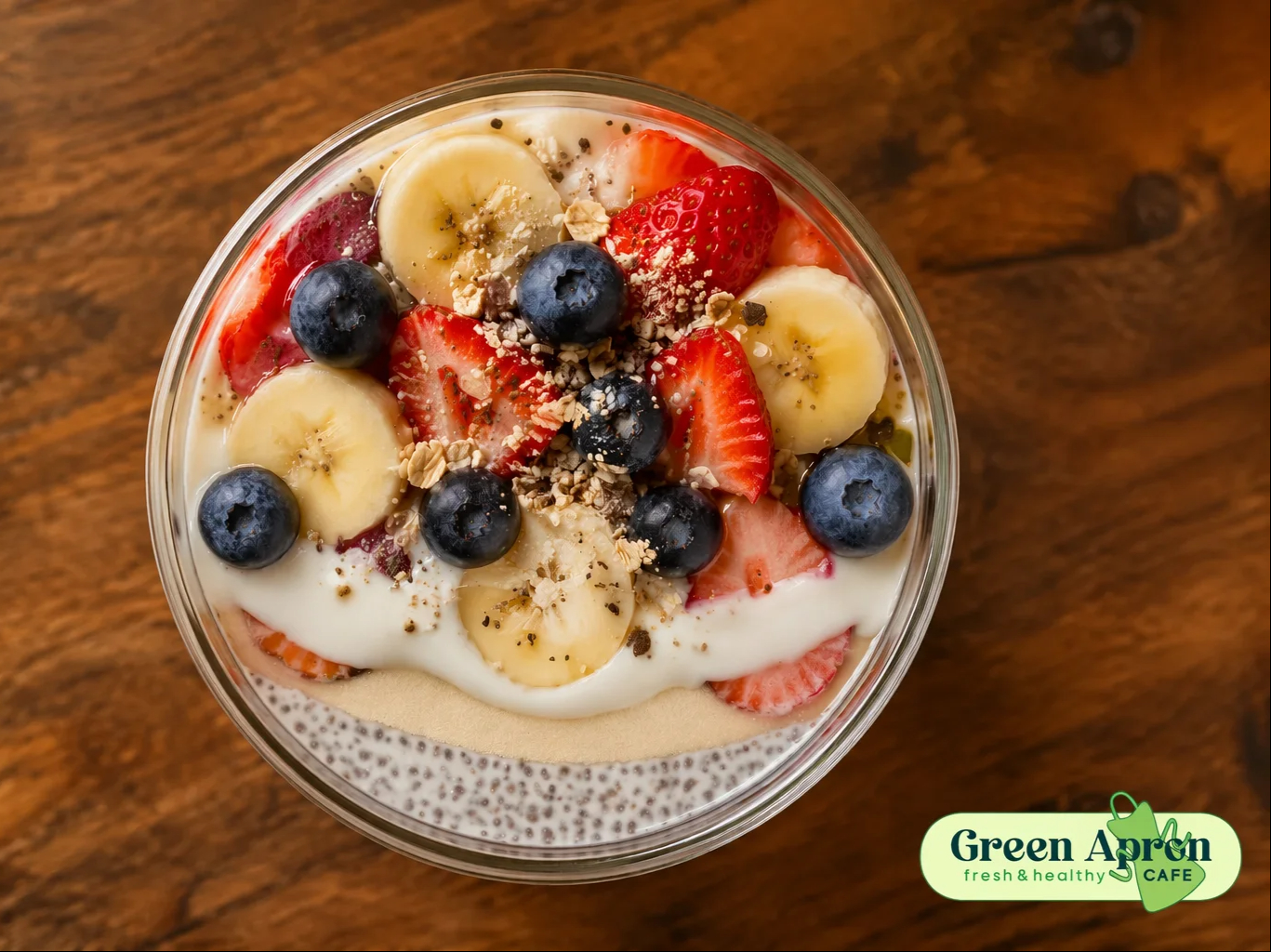 Protein Bombs - Vanilla Chia, Yogurt, Vanilla Promix Protein & Fresh Fruit Parfait