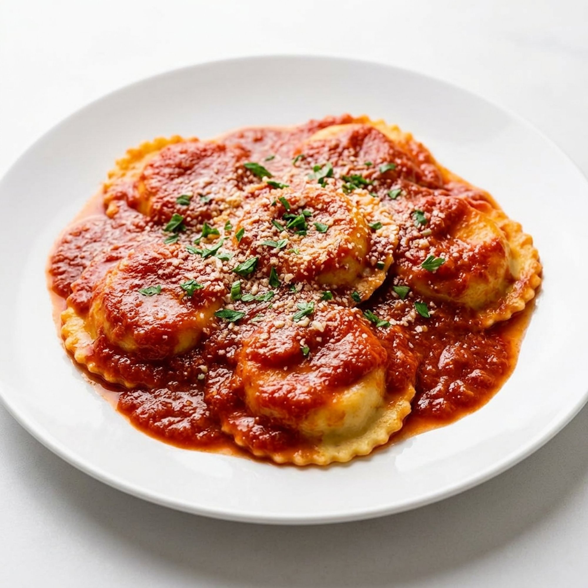 Cheese Ravioli with Marinara Sauce