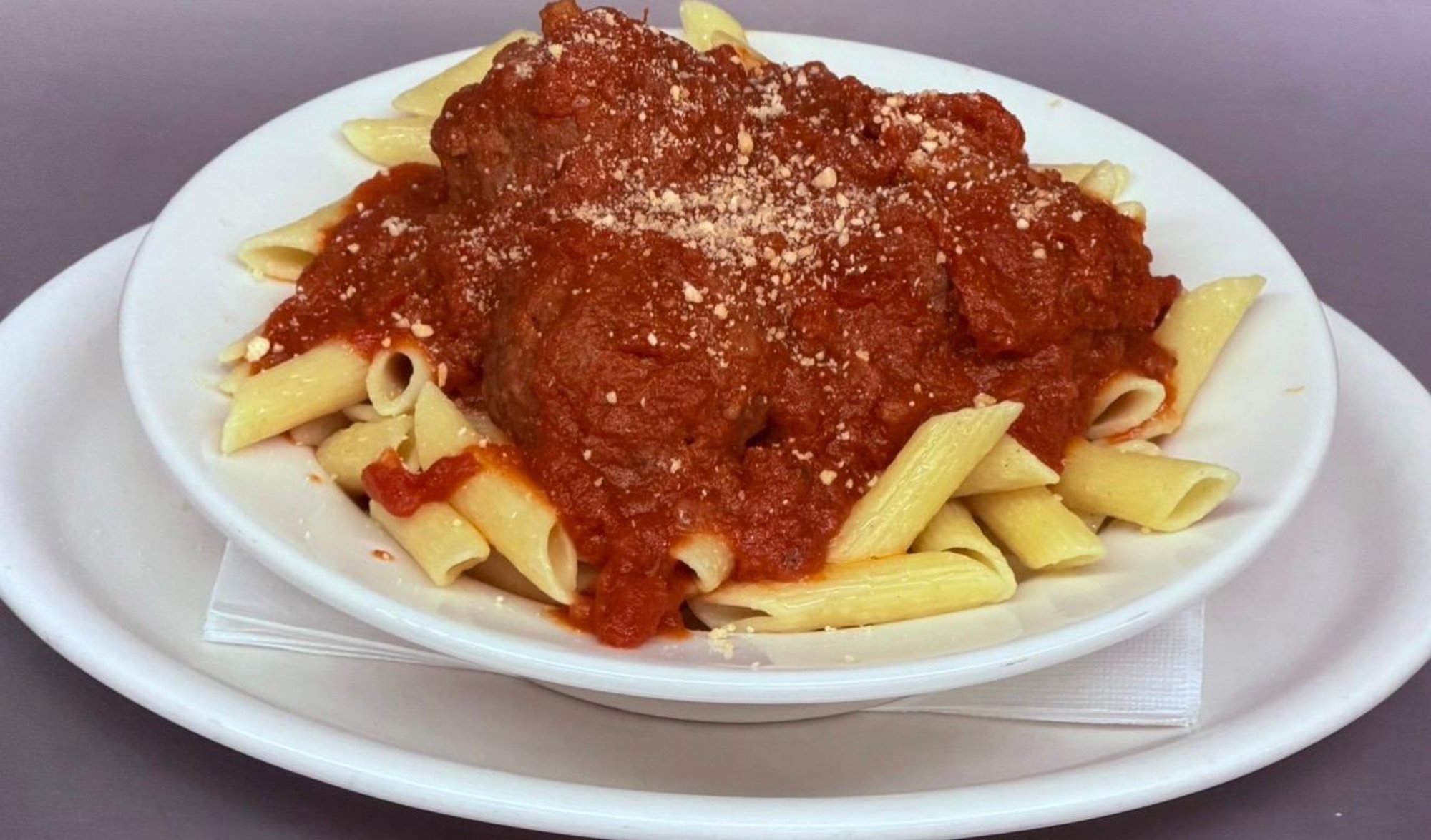 Ziti w/Meat balls
