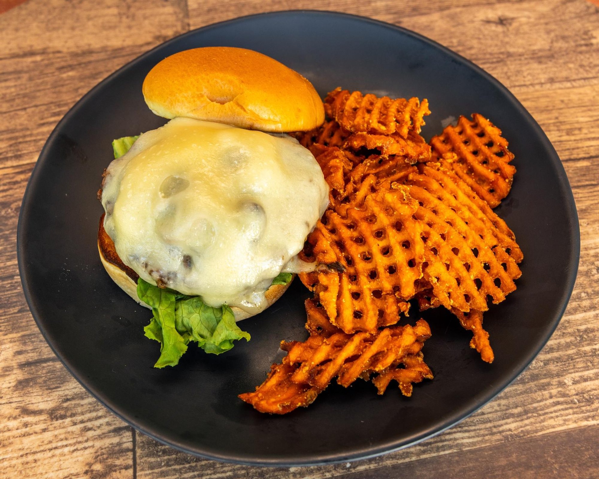 Mushroom Melt Burger
