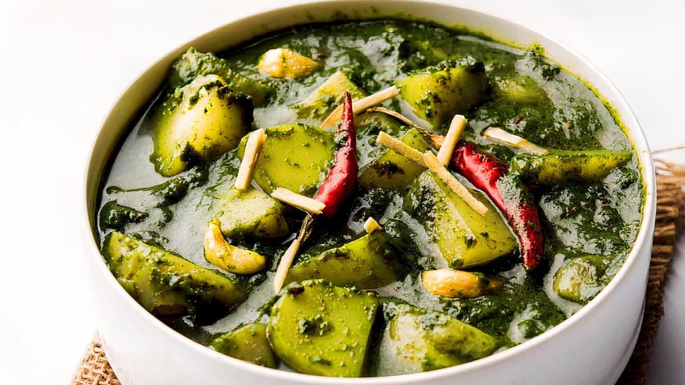 Aloo Palak (Potato Spinach) (Vegan)