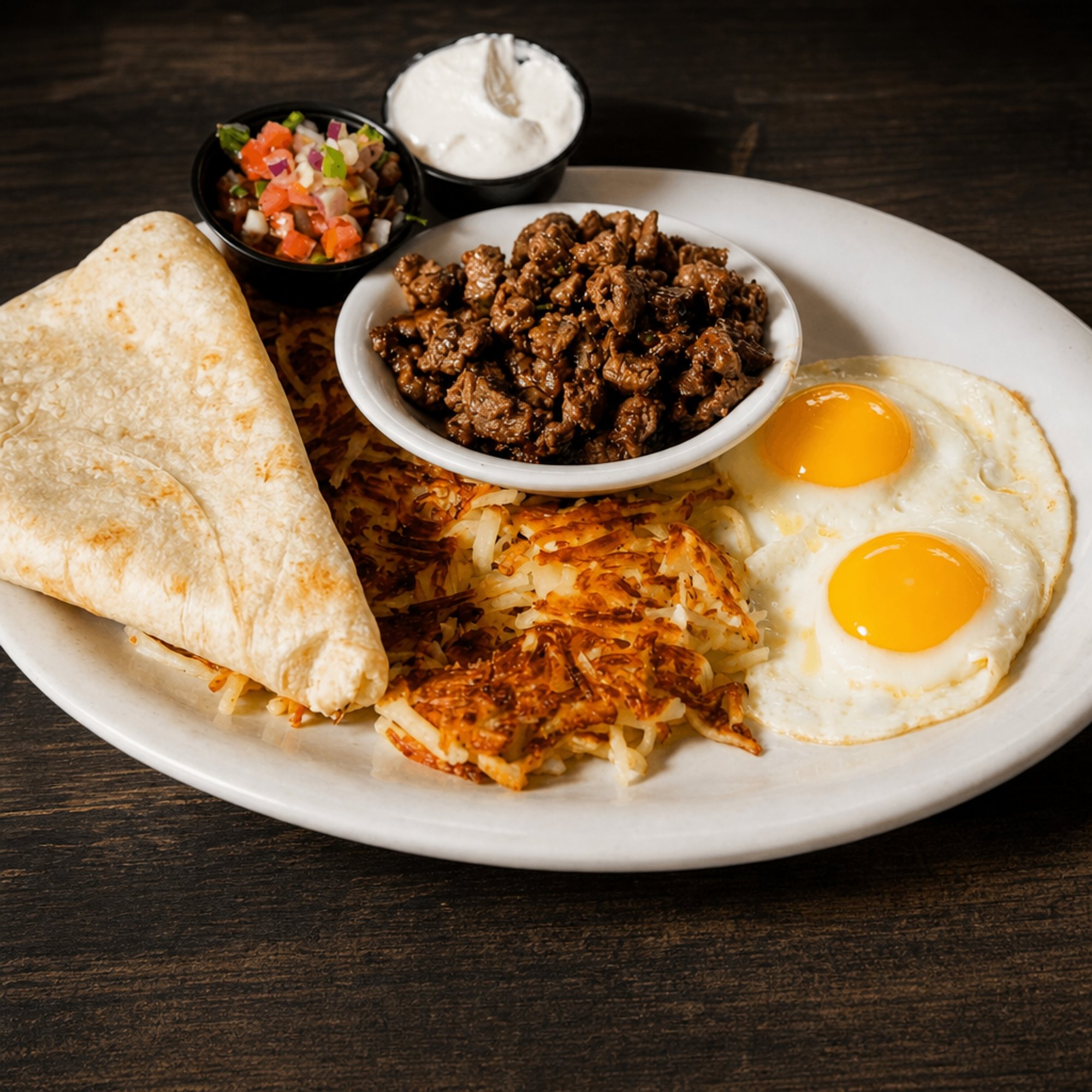 Eggs & Carne Asada