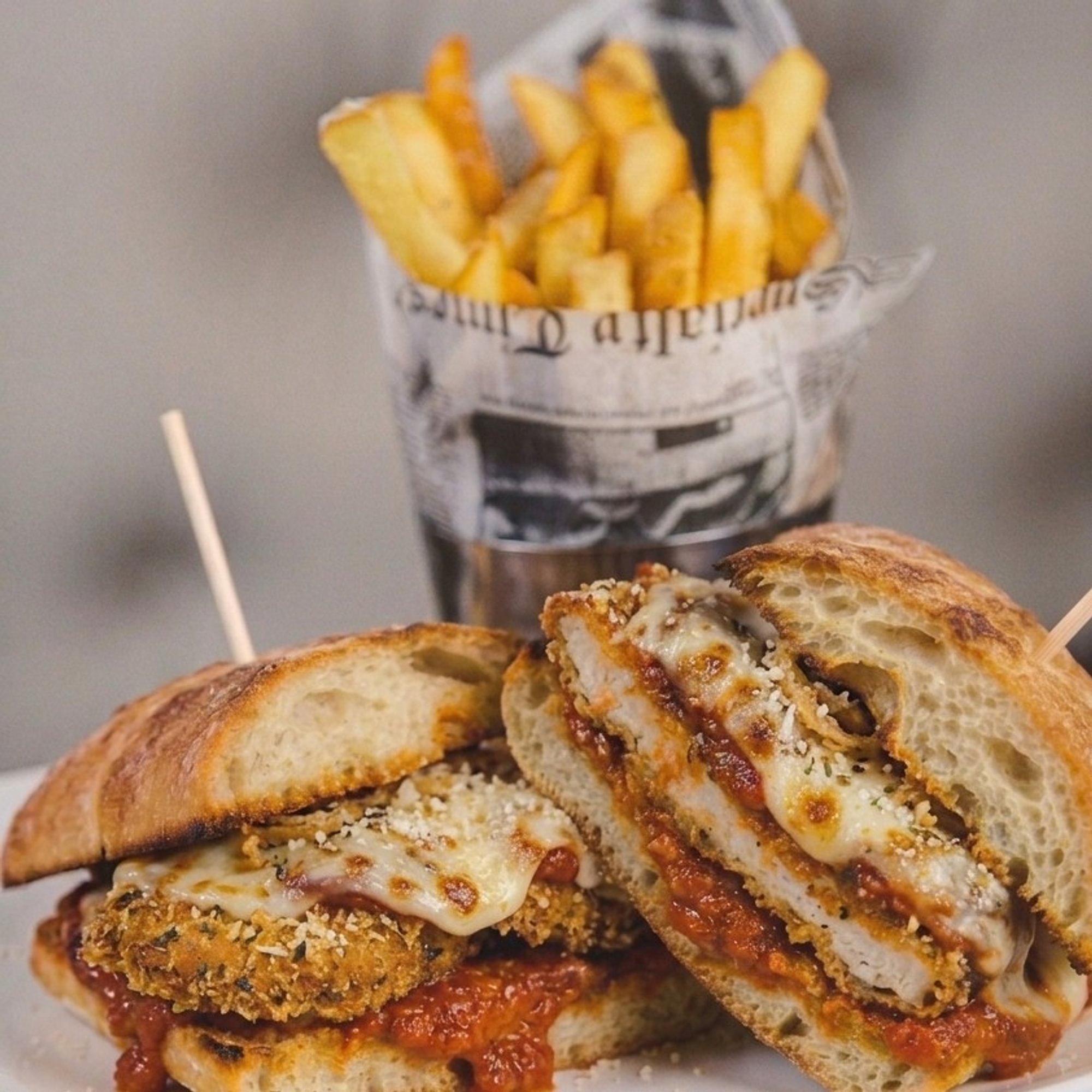 Chicken Parm Sub.