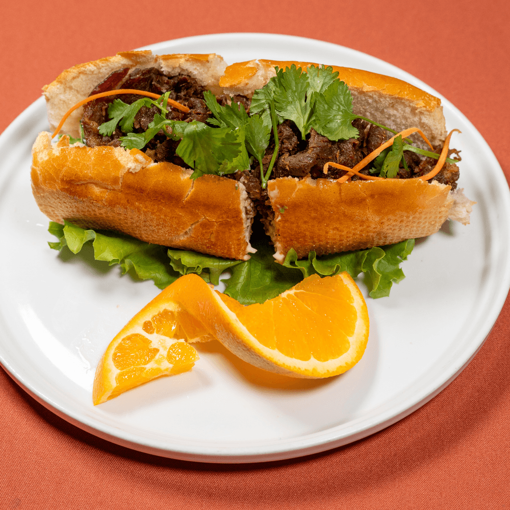 BBQ Lemongrass Pork Sandwich