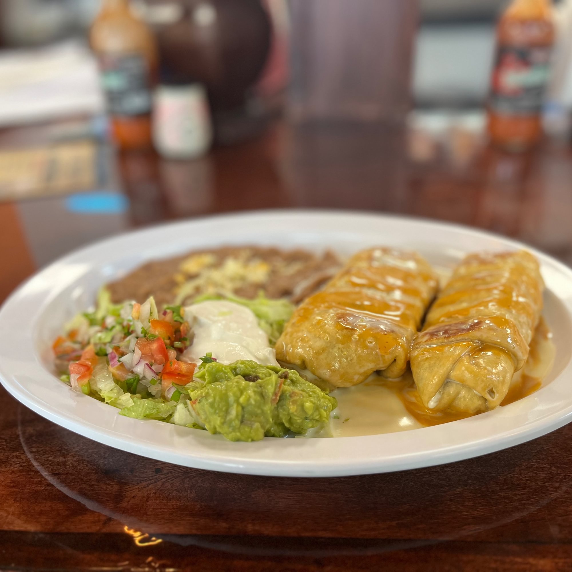 El Rolas Chimichanga Lunch