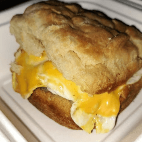 Sausage Egg and Cheese Biscuit