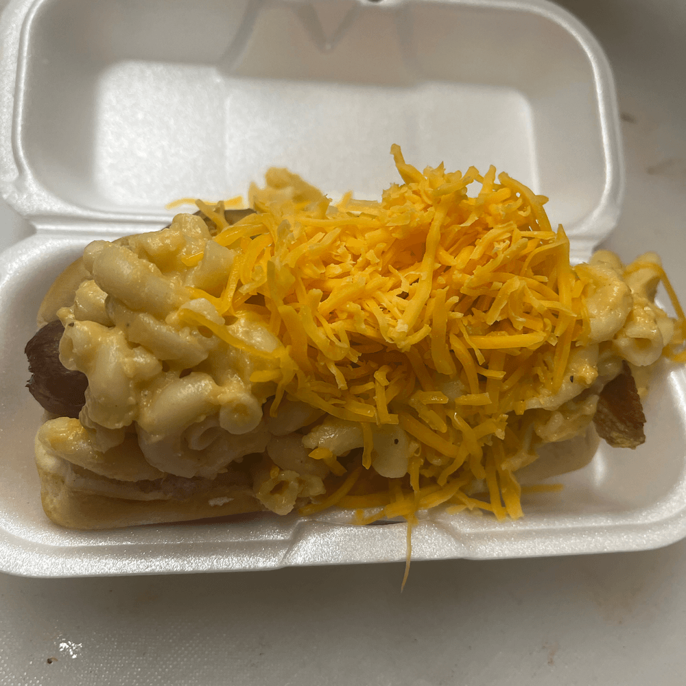 Mac and Cheese Dog