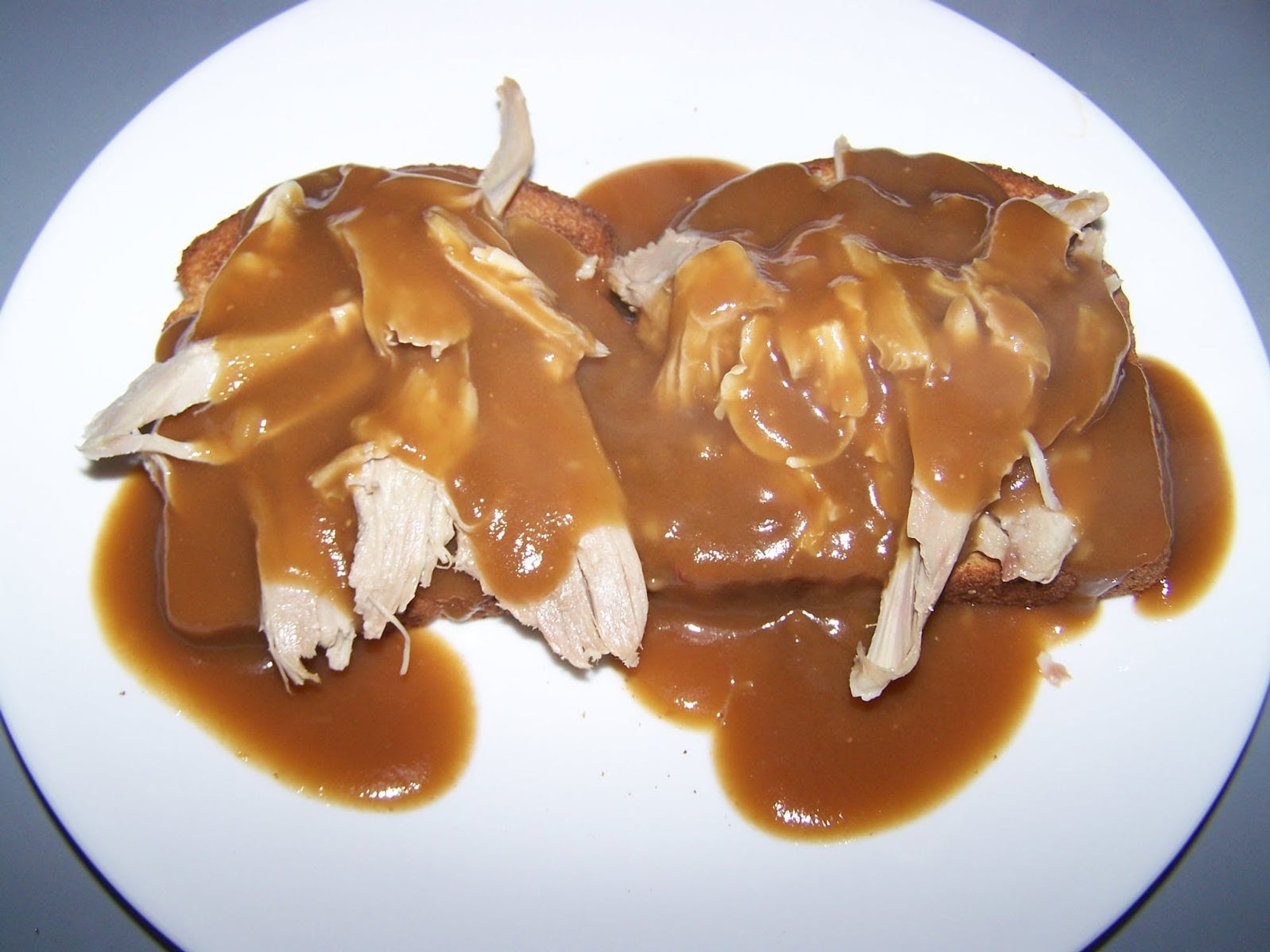 Hot Turkey with Gravy Sandwich