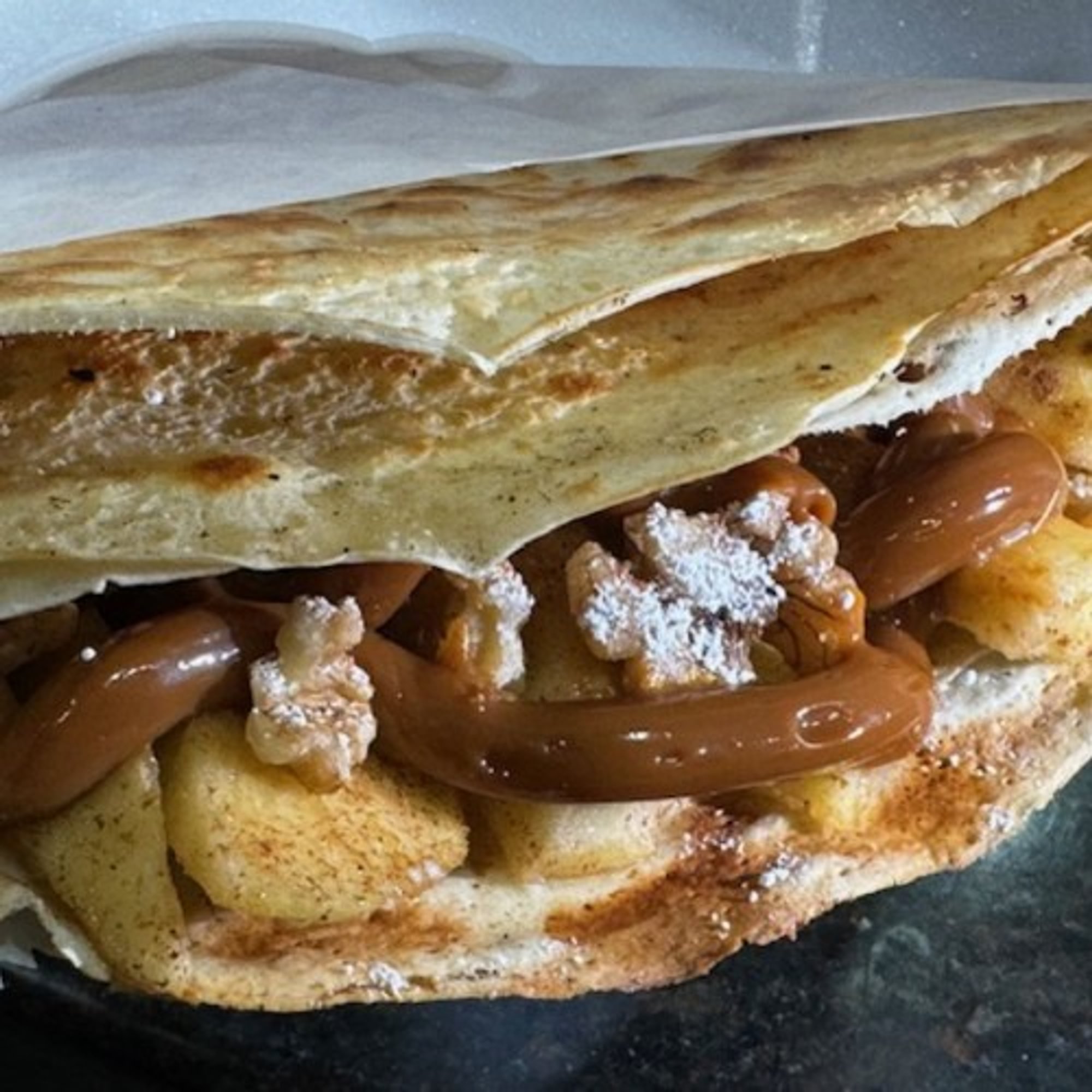 Nutty Caramel Apple