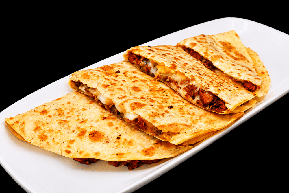 Tomato Sunrise Quesadilla