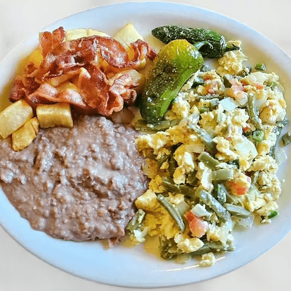 Nopal & Egg a la Mexicana Plate
