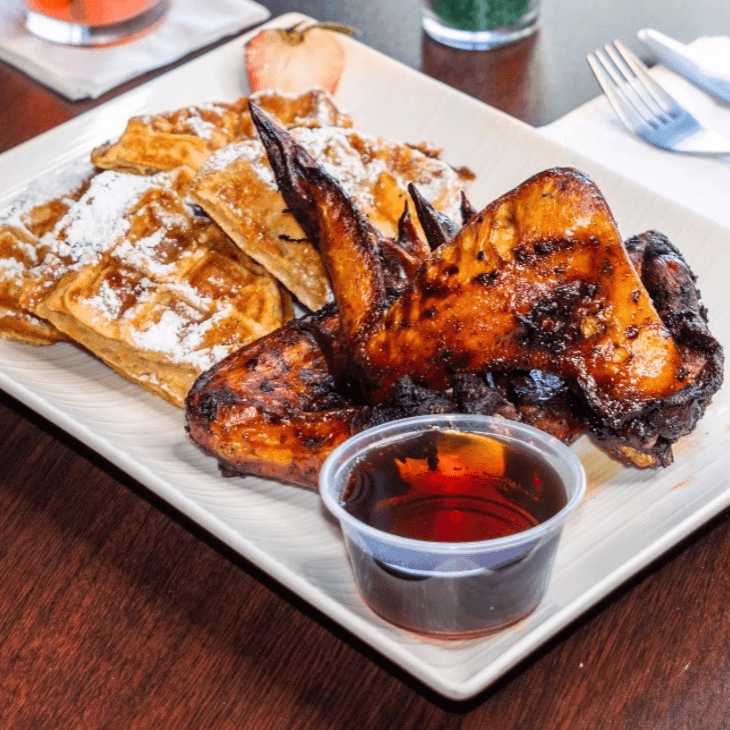 Jerk Chicken & Belgian Waffle