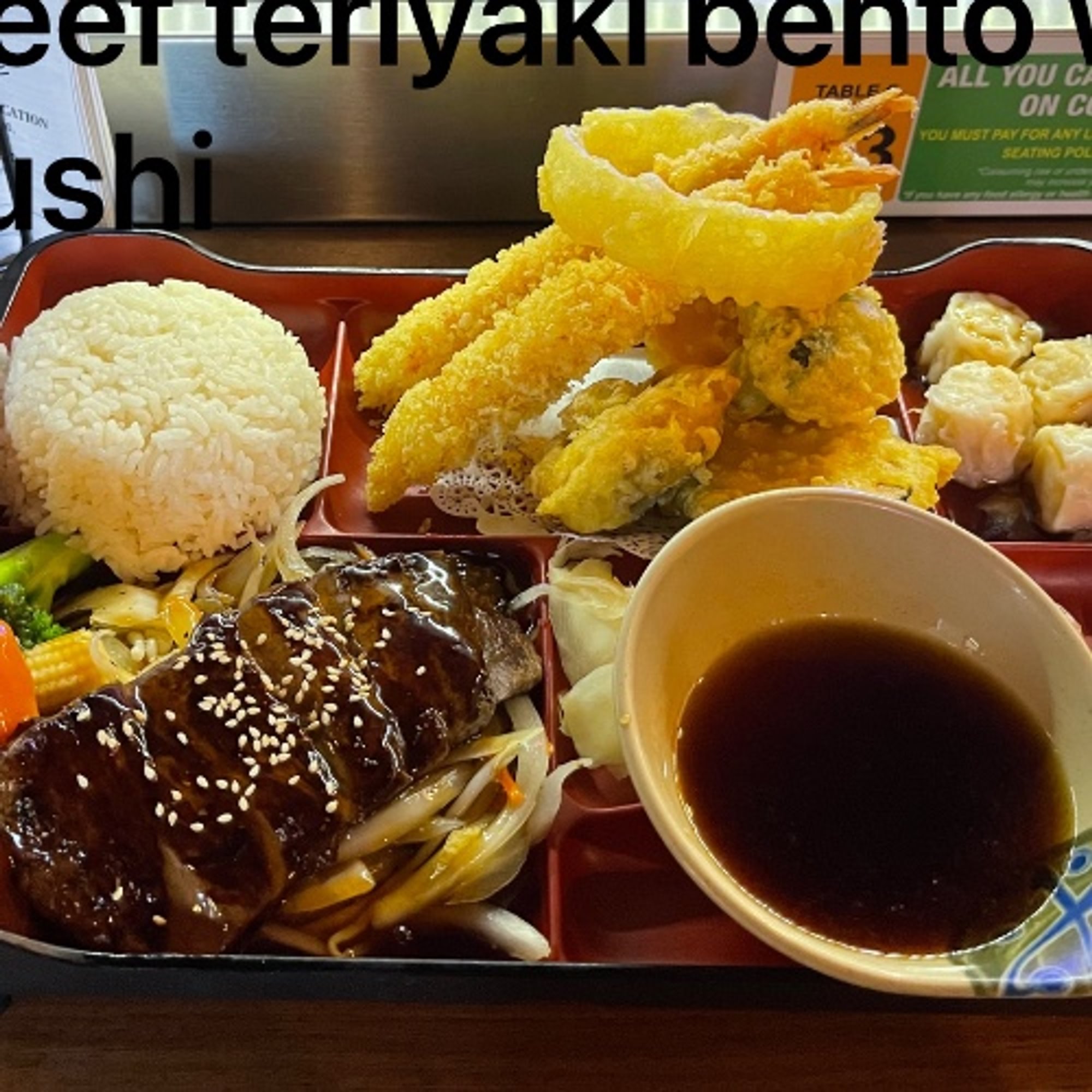Beef Teriyaki Bento Box