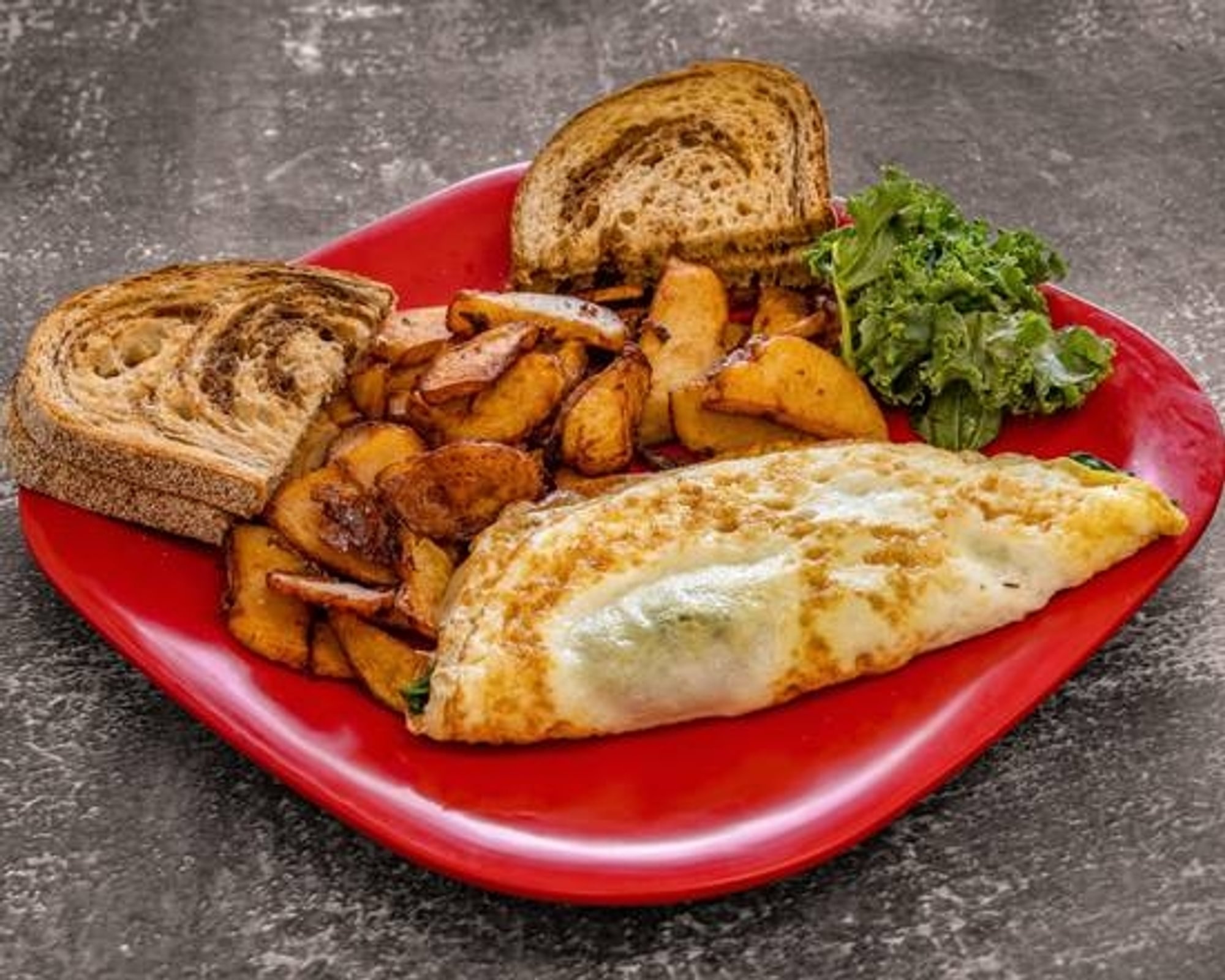 Egg White Omelet with Spinach