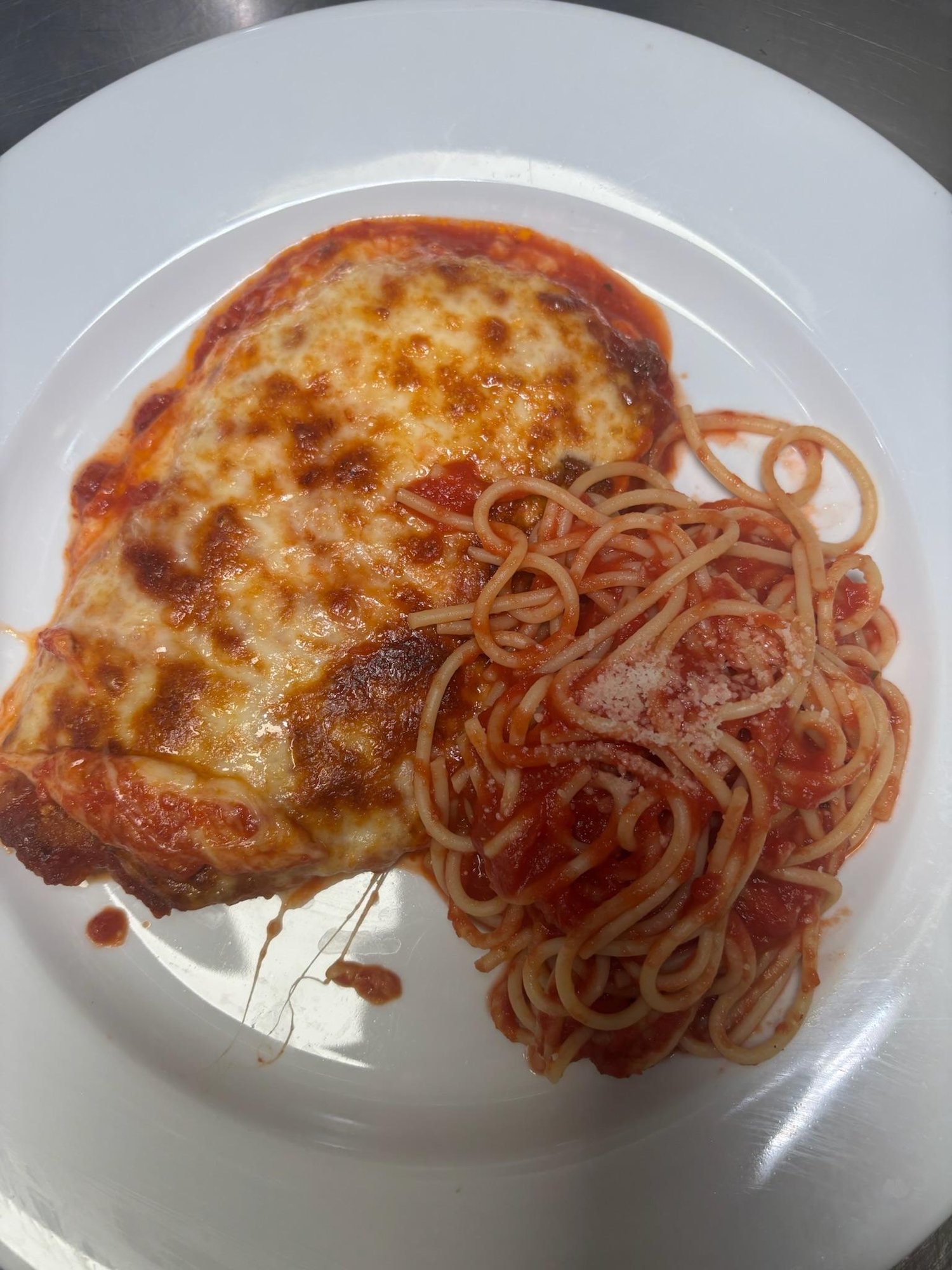 Chicken Parm with Pasta