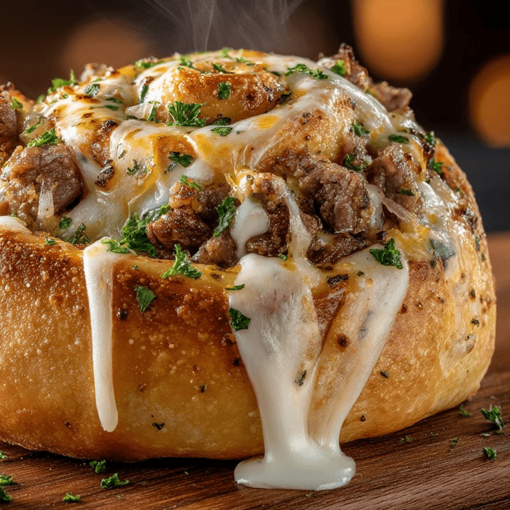 Philly Cheesesteak Pinwheel