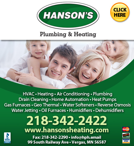 Images Hanson's Plumbing & Heating of Vergas, Minnesota, Inc.