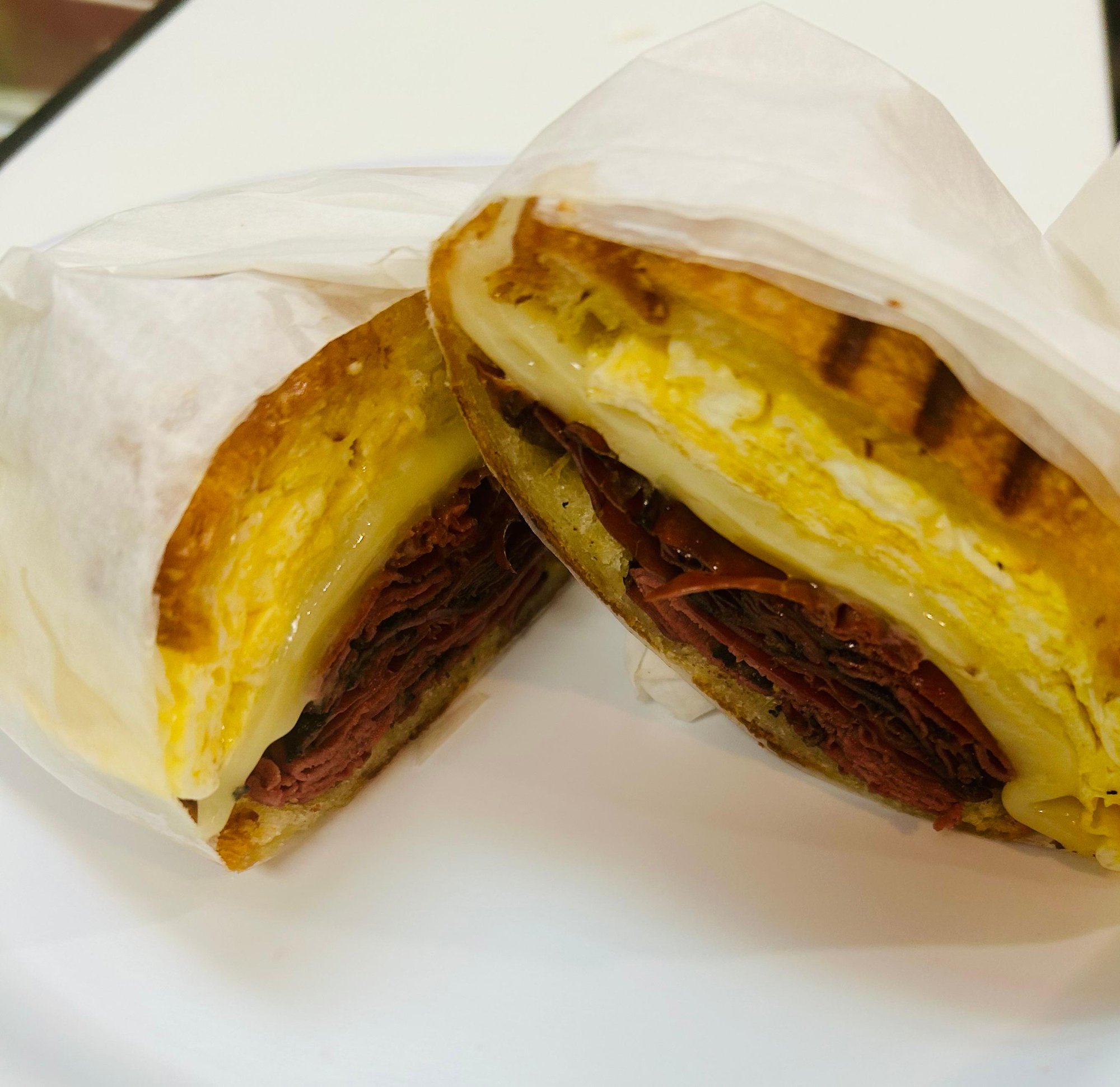 Pastrami Egg And Swiss
