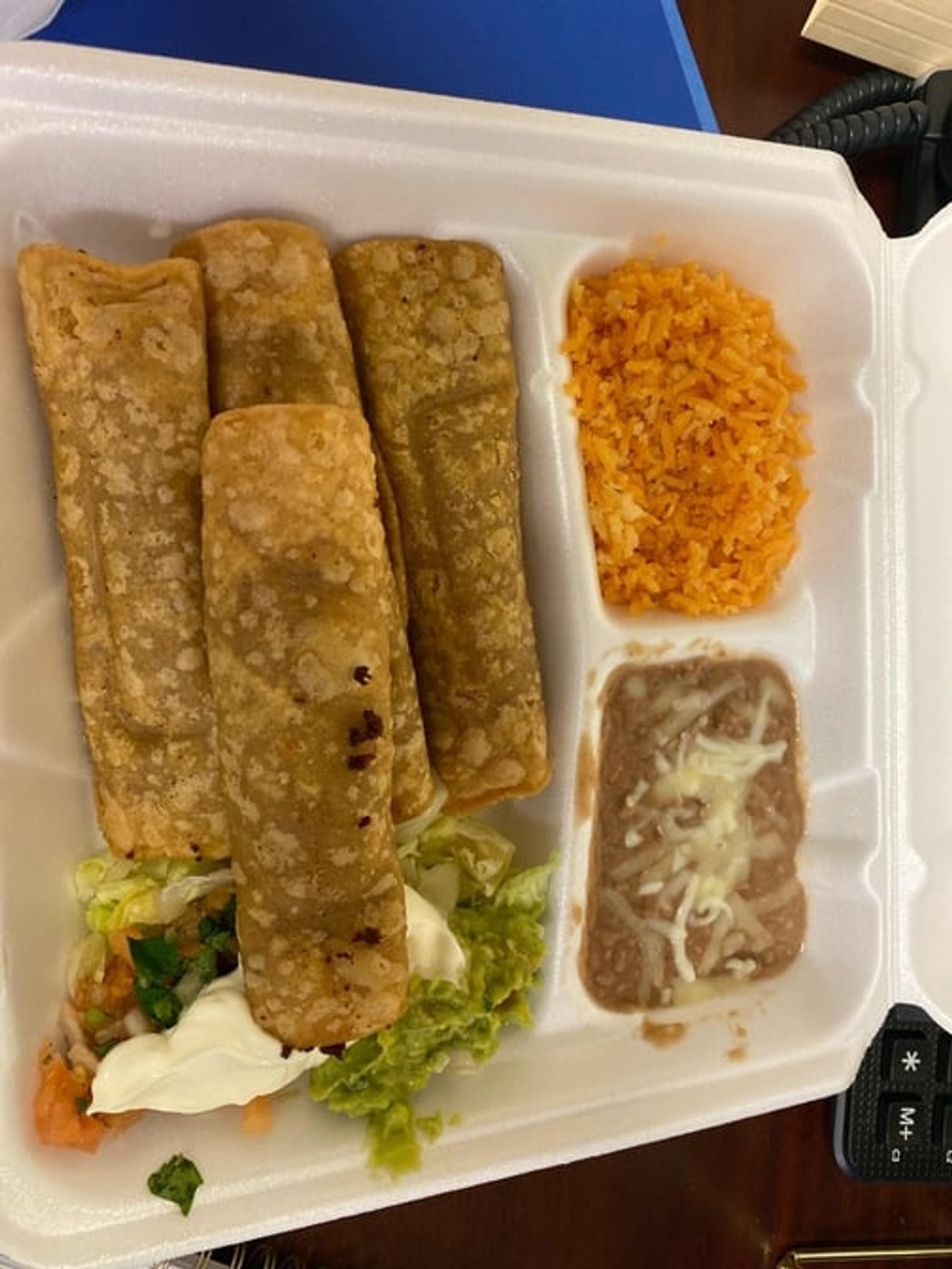 Mexican Flautas Dinner