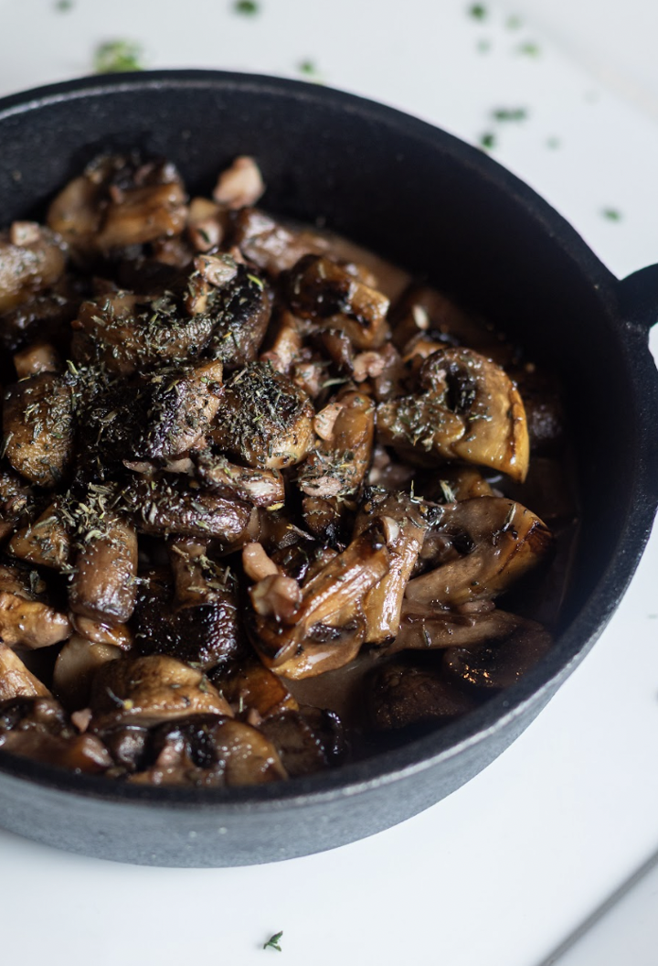 Red Wine Braised Mushrooms