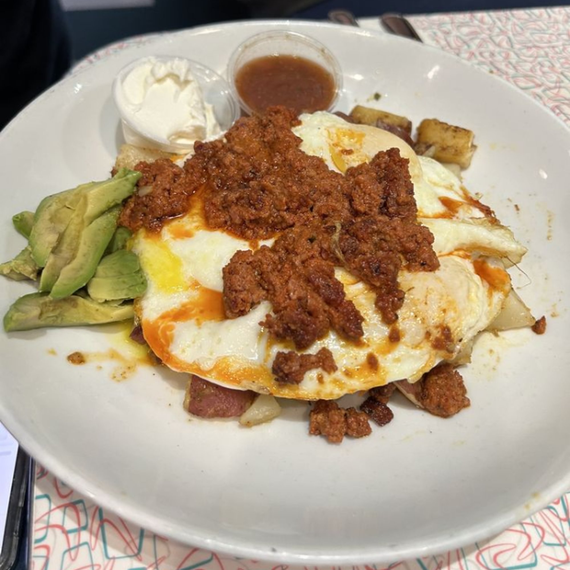 Chorizo and Egg Bowl