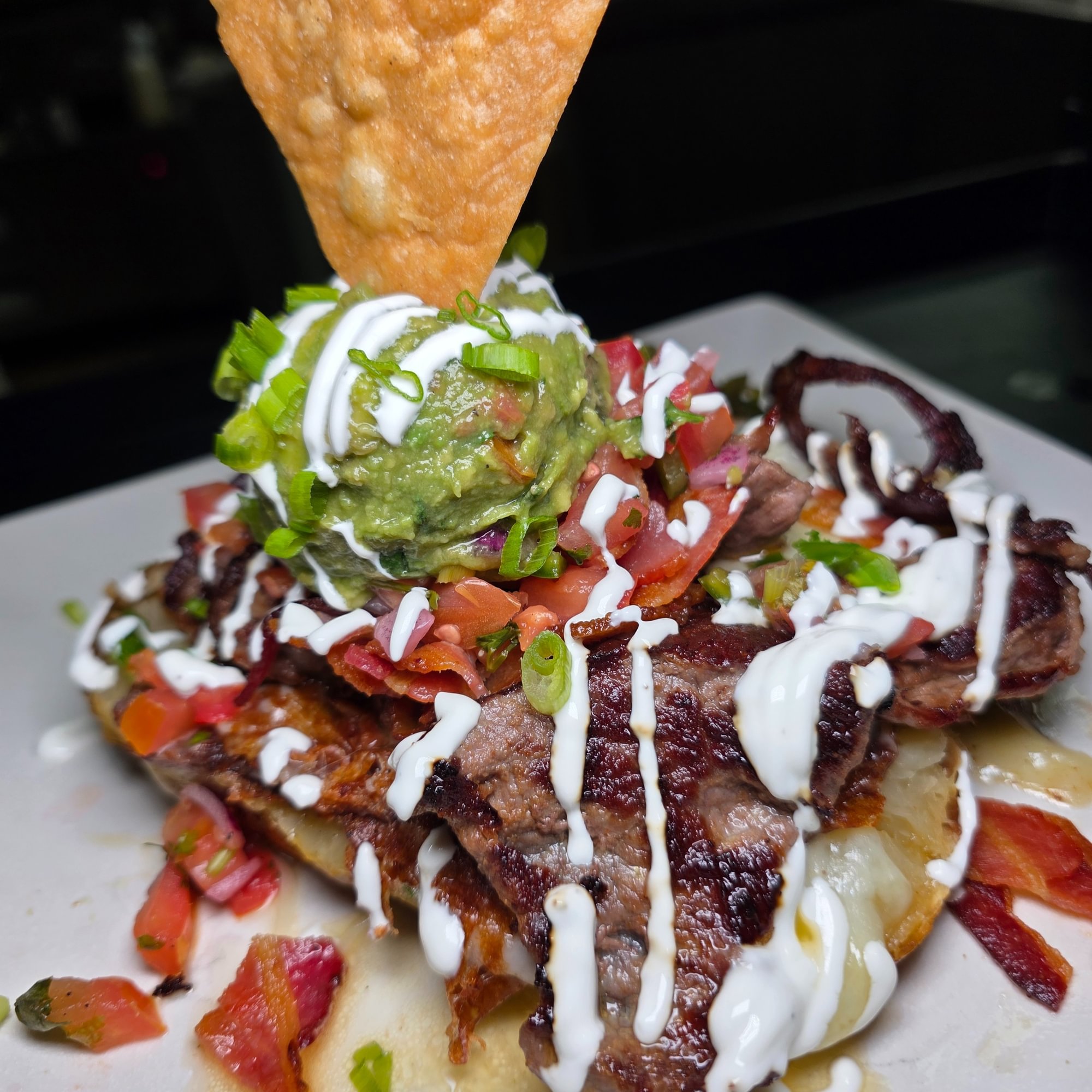 Carne Asada Baked Potato