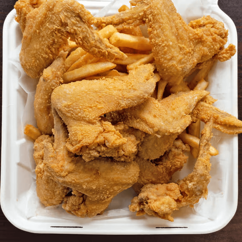 3 Wings with Fries