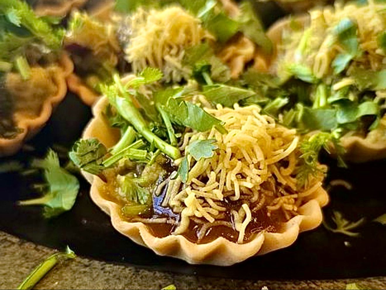 Avocado Papdi Chaat