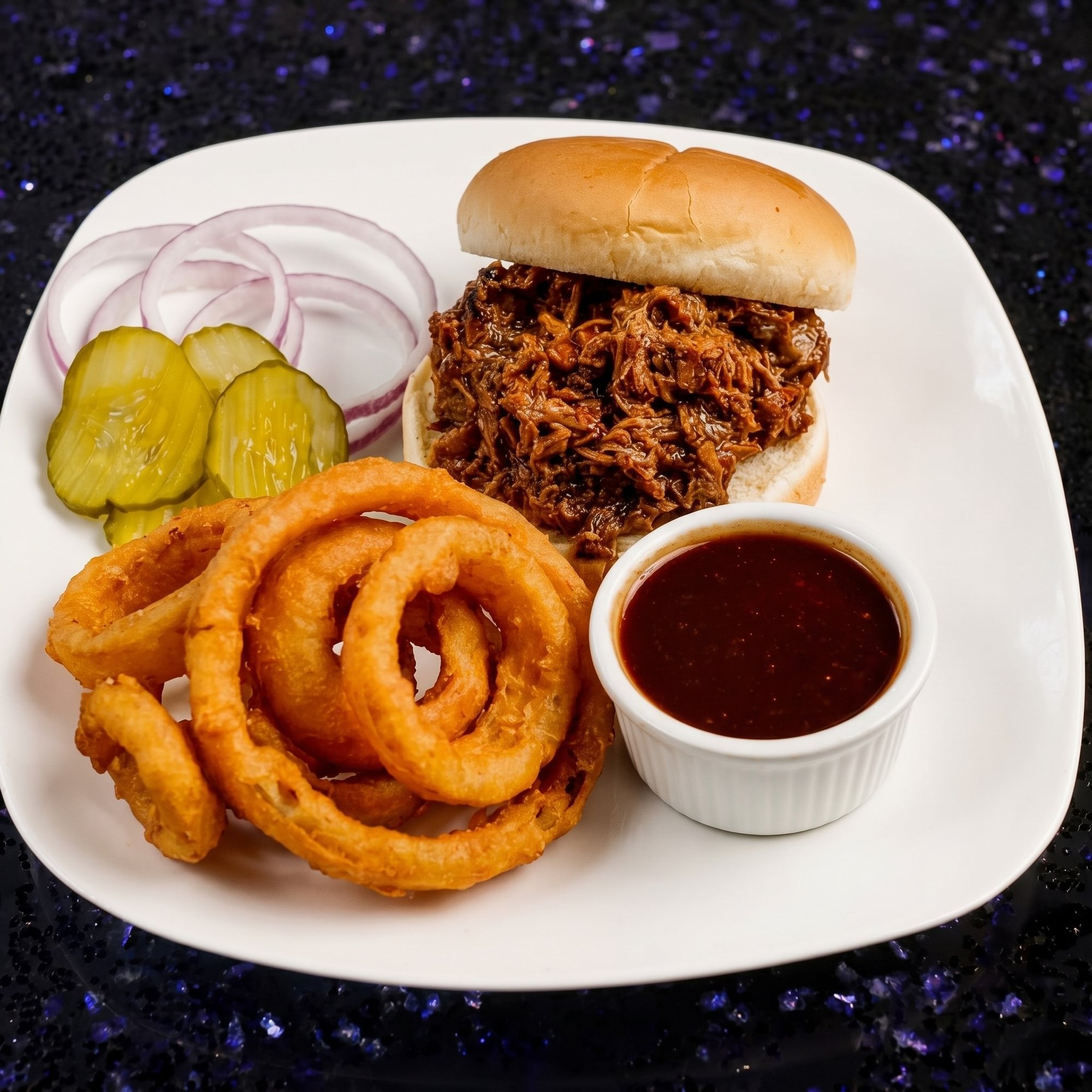 Two-BBQ Meat Sandwich