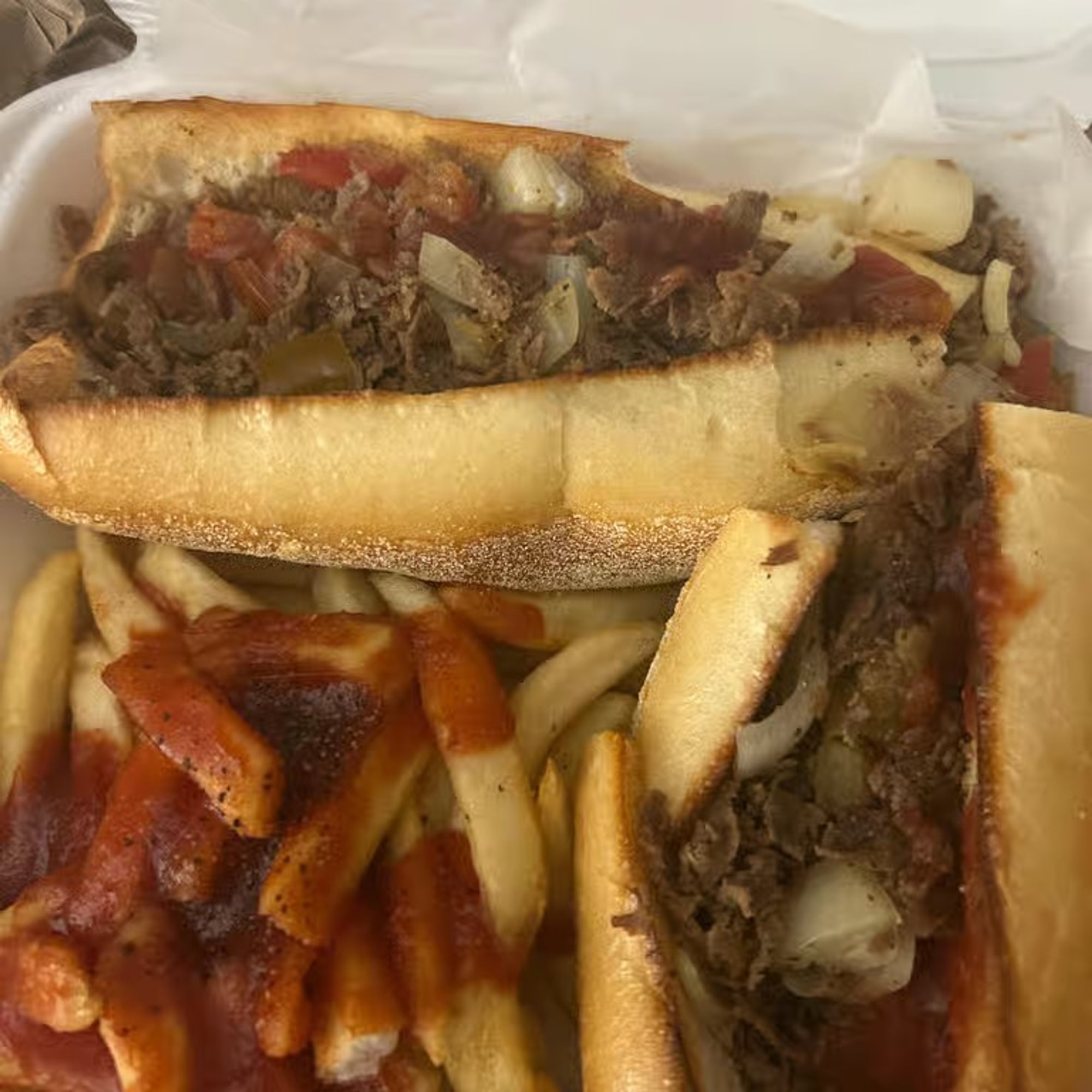 Chicken Cheesesteak Platter