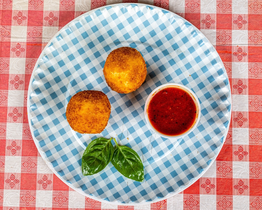 Arancini's with marinara sauce