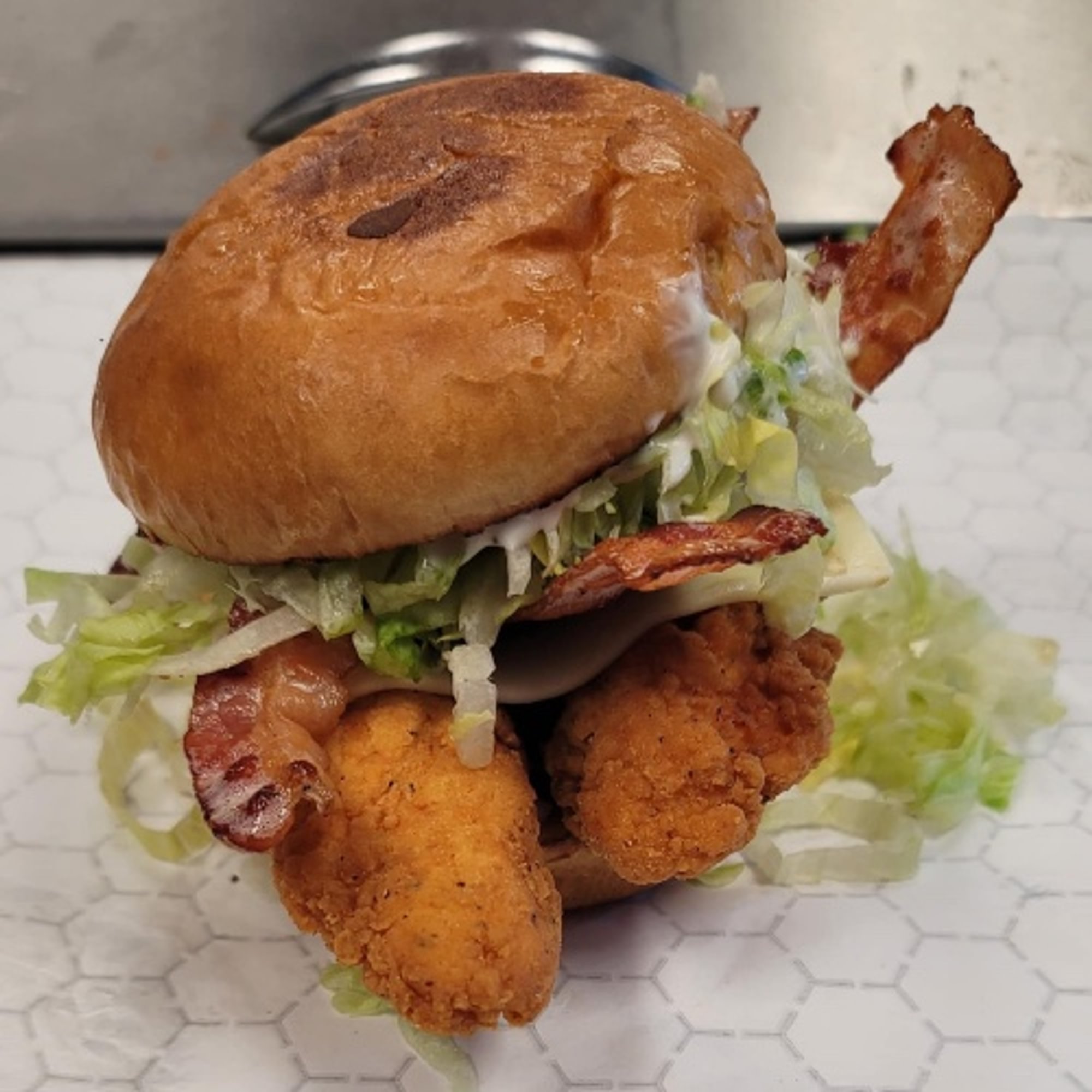 Crispy Chicken Bacon Ranch Sandwich