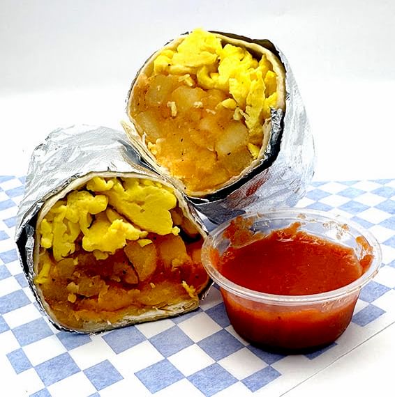 Sunset Bomber (Breakfast Burrito)