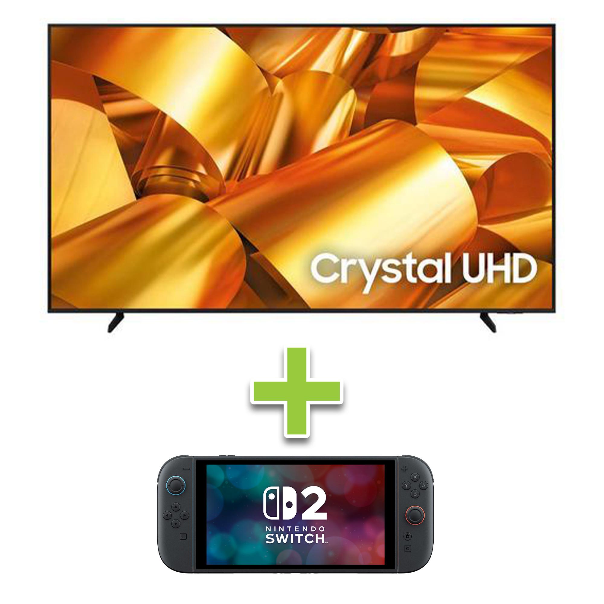 Samsung 75" Crystal UHD Tizen Smart TV & Nintendo Switch 2 256GB Console  