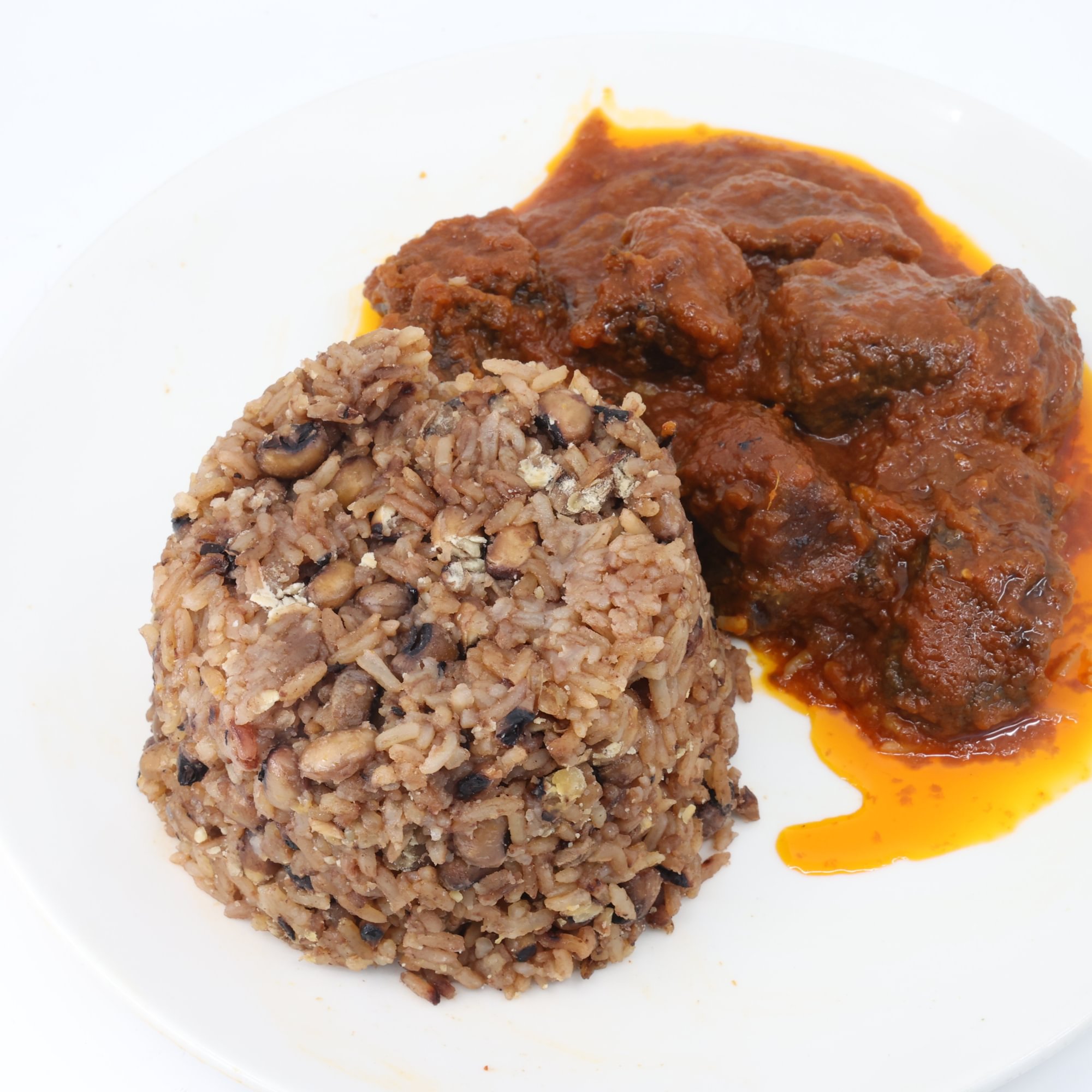 Waakye& Goat Large