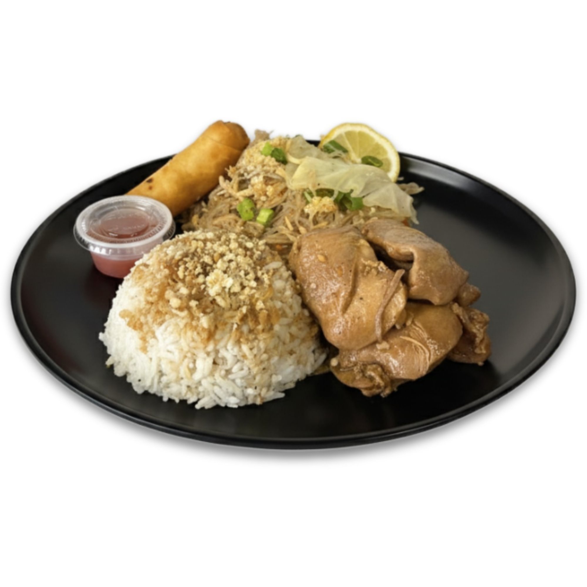 C1 - Adobo with Rice, Subic Pancit & 1 Pc Lumpia