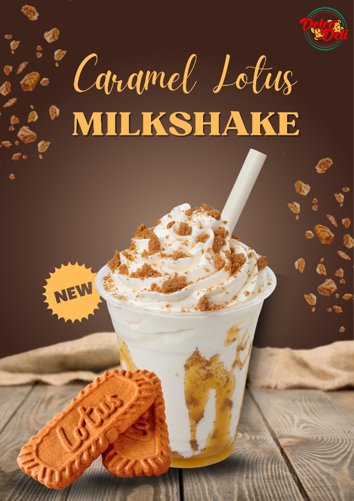 Caramel Lotus Milkshake