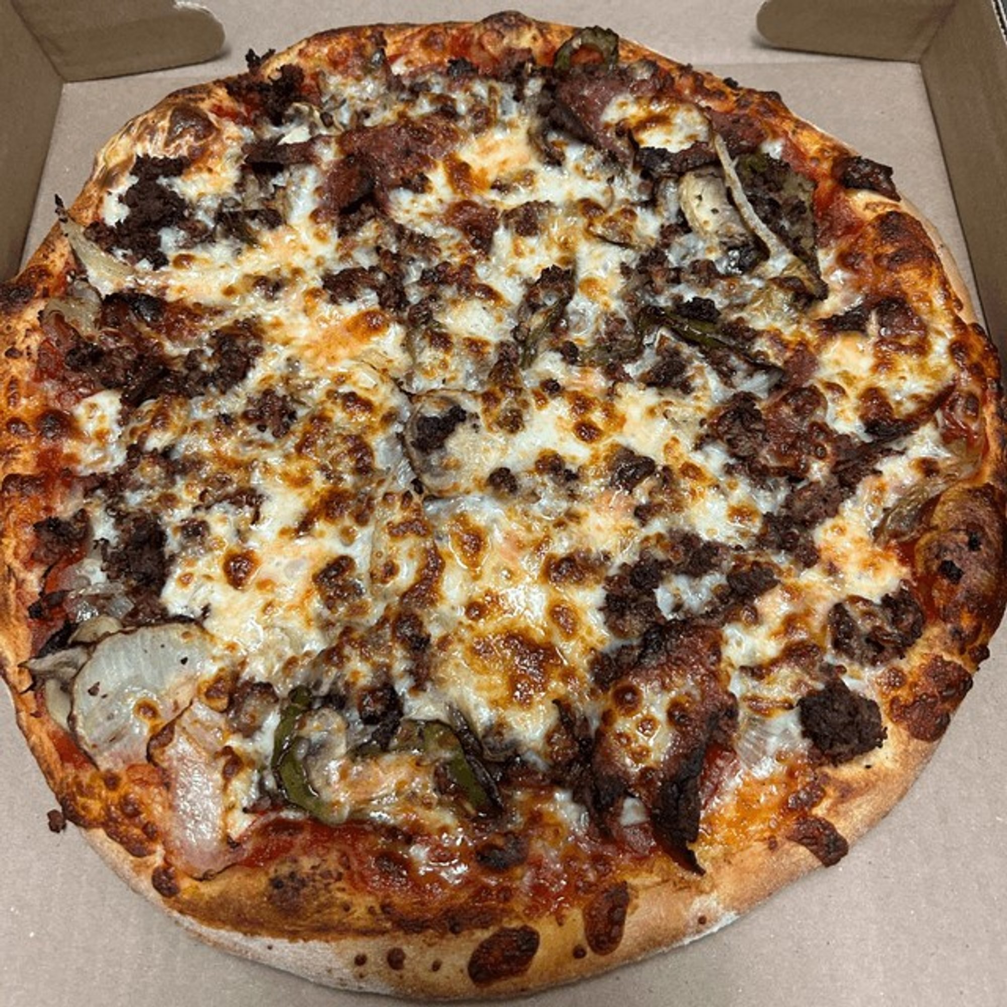 Steak Bomb Pizza