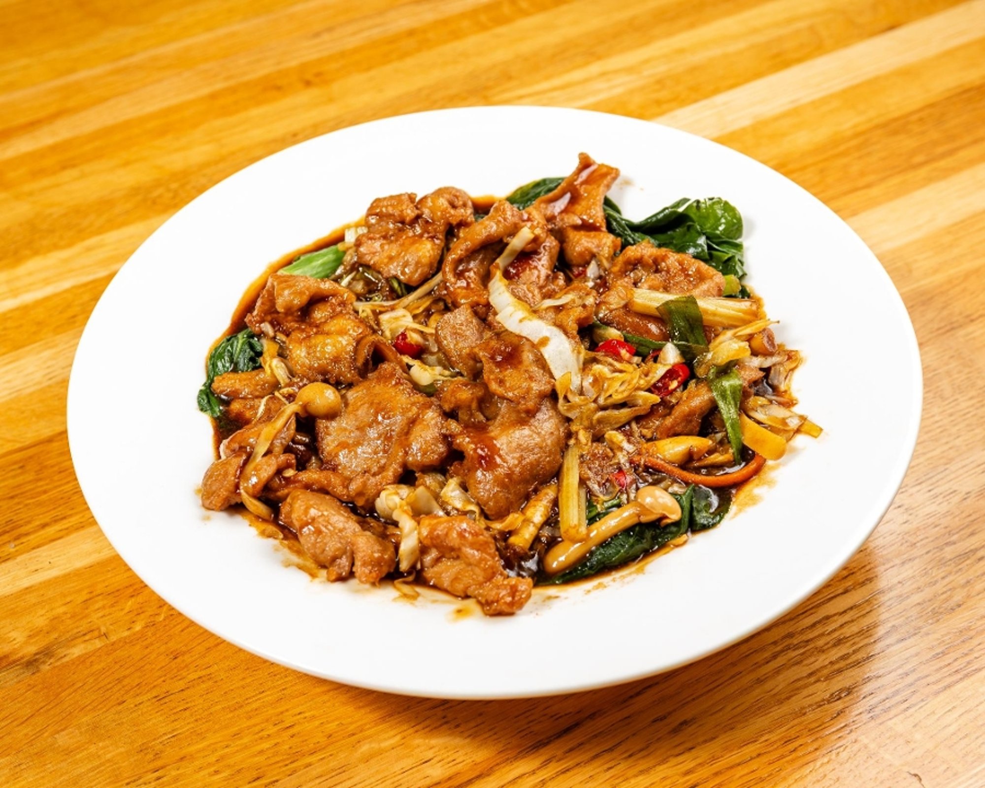 Spicy Crispy Noodles Pork
