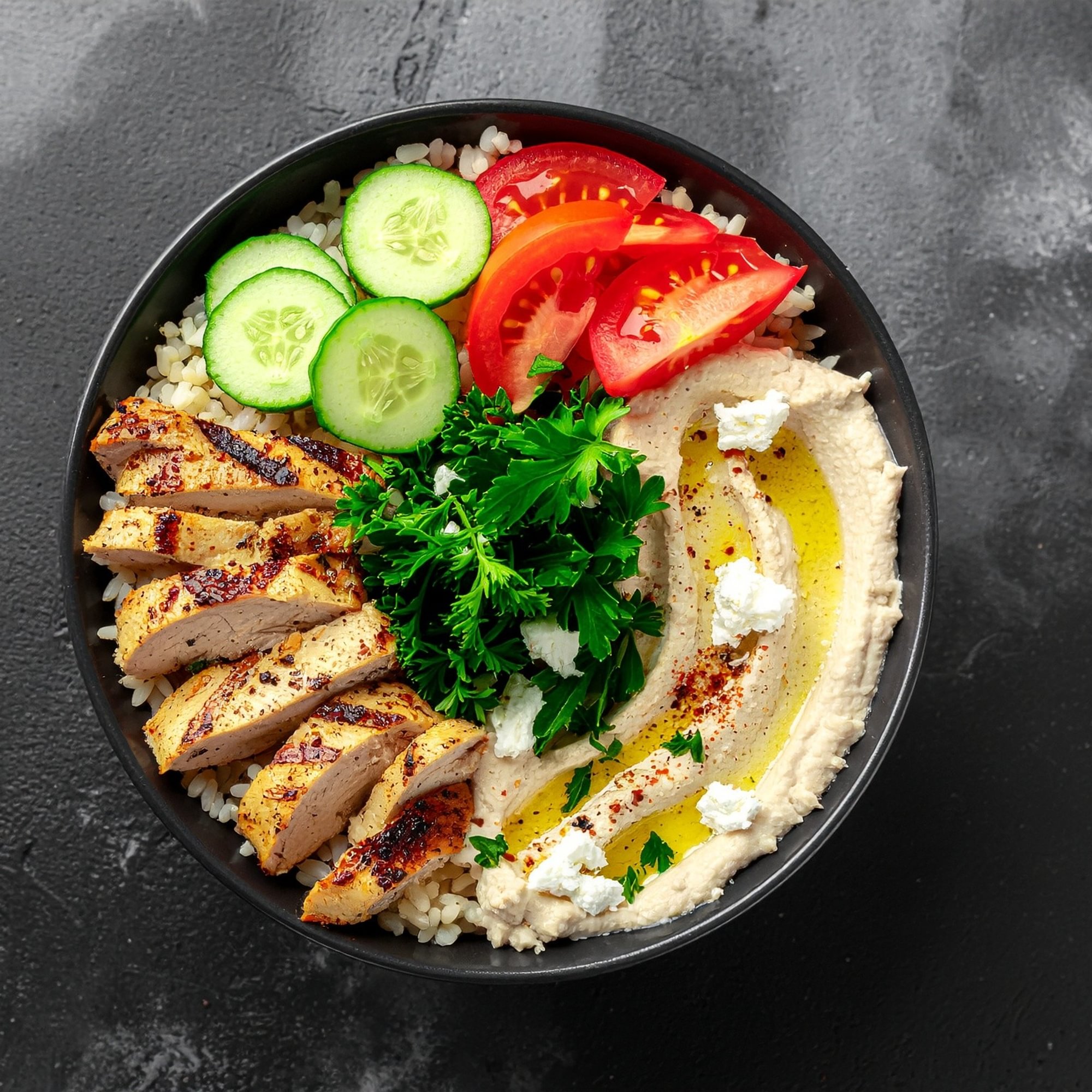 Chicken Shawarma Rice Bowl