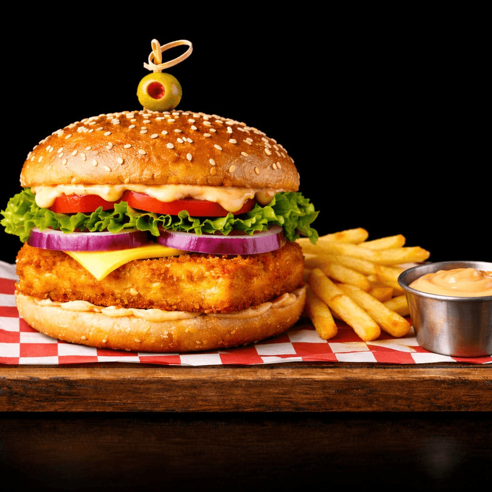 Paneer Fry Burger