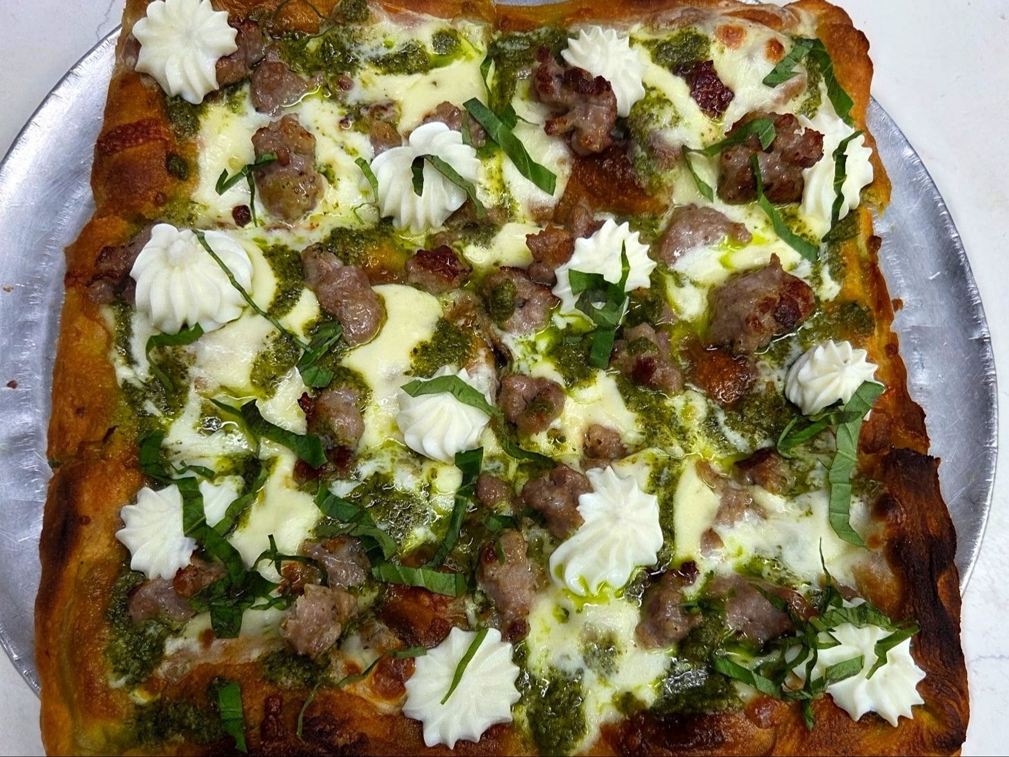 Sausage Pesto Mini Roman