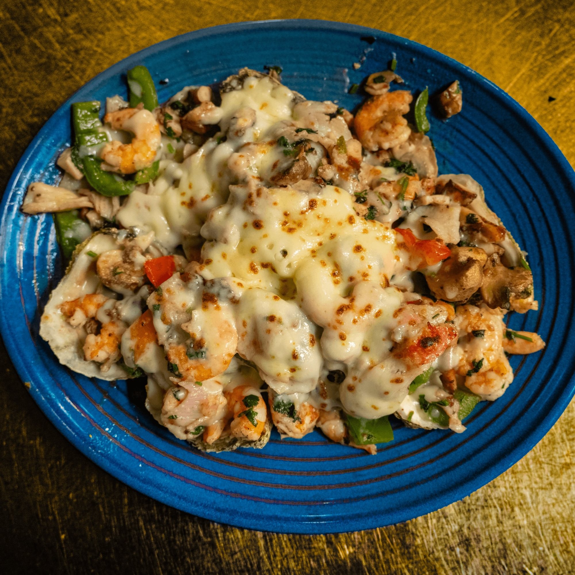 Ostiones Gratinados