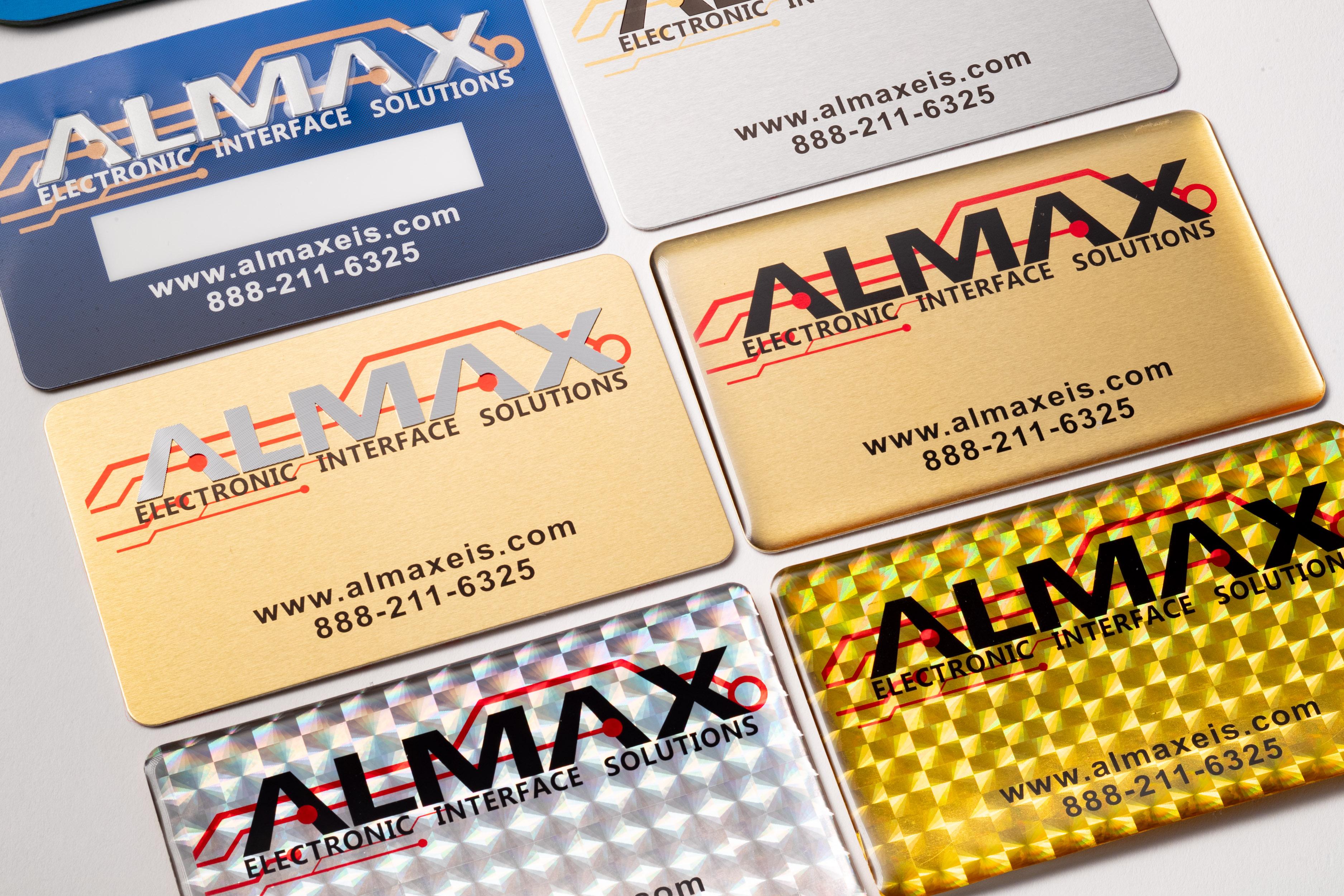 ALMAX Electronic Interface Solutions EIS Labels & Nameplates Manufacturer
