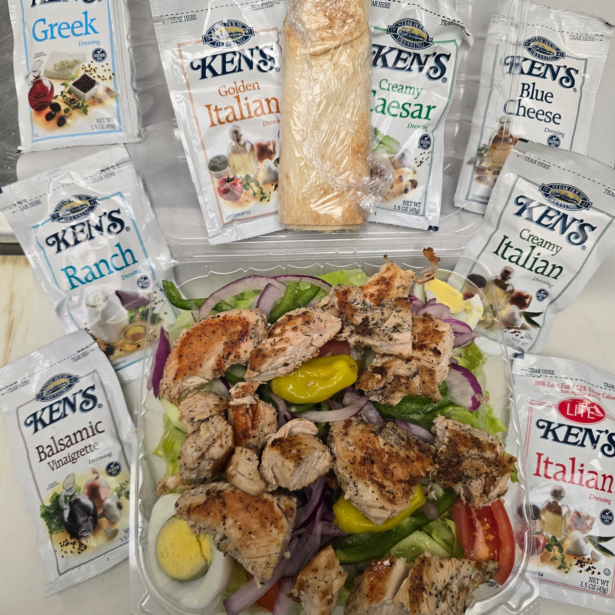 Charcoal Grilled Chicken Salad