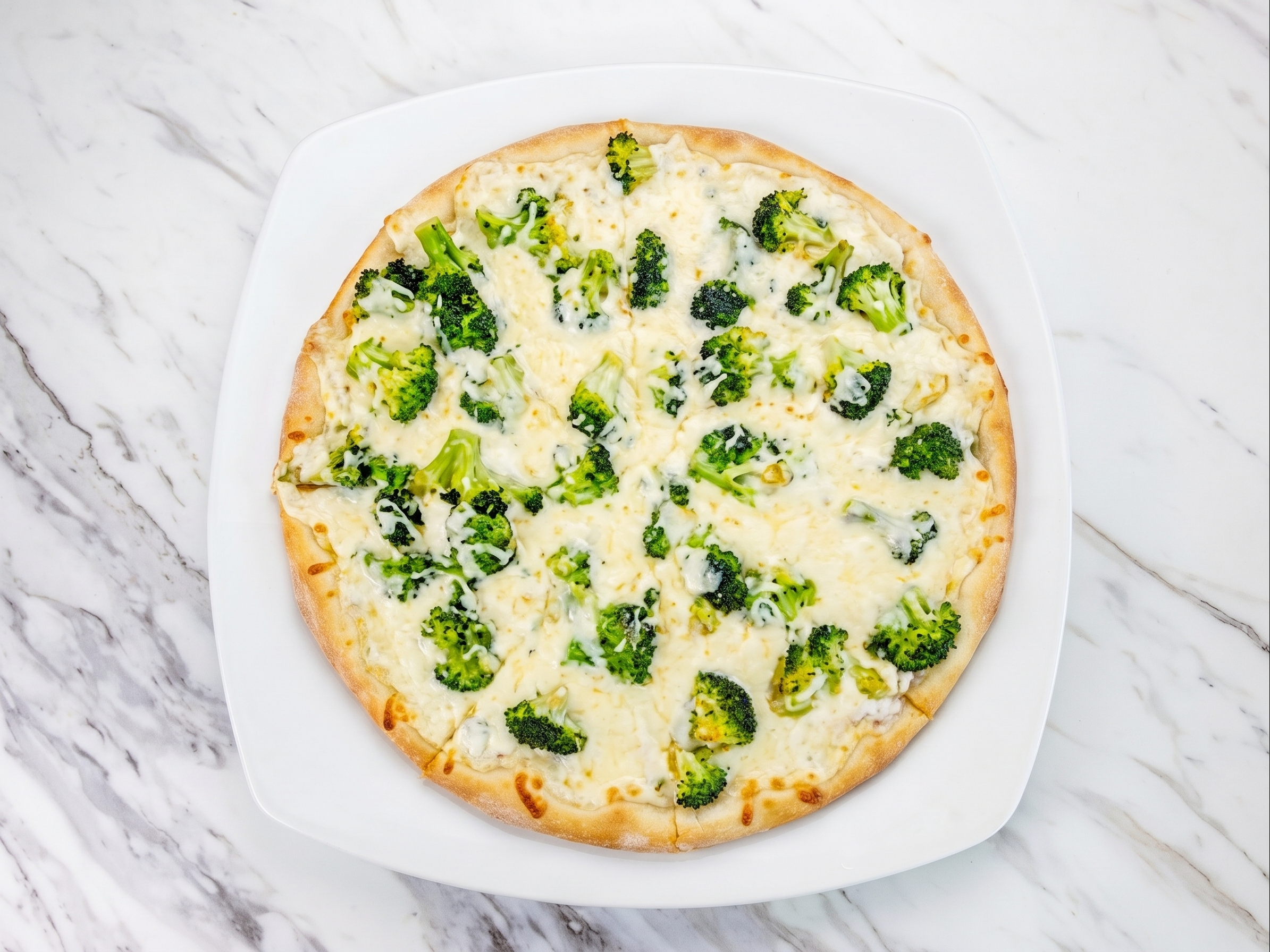 Broccoli White Pizza