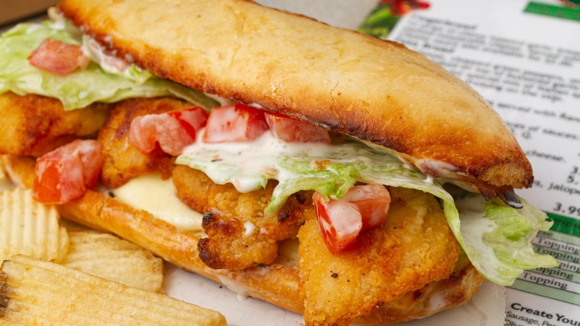 Chicken Bacon Ranch Sandwich
