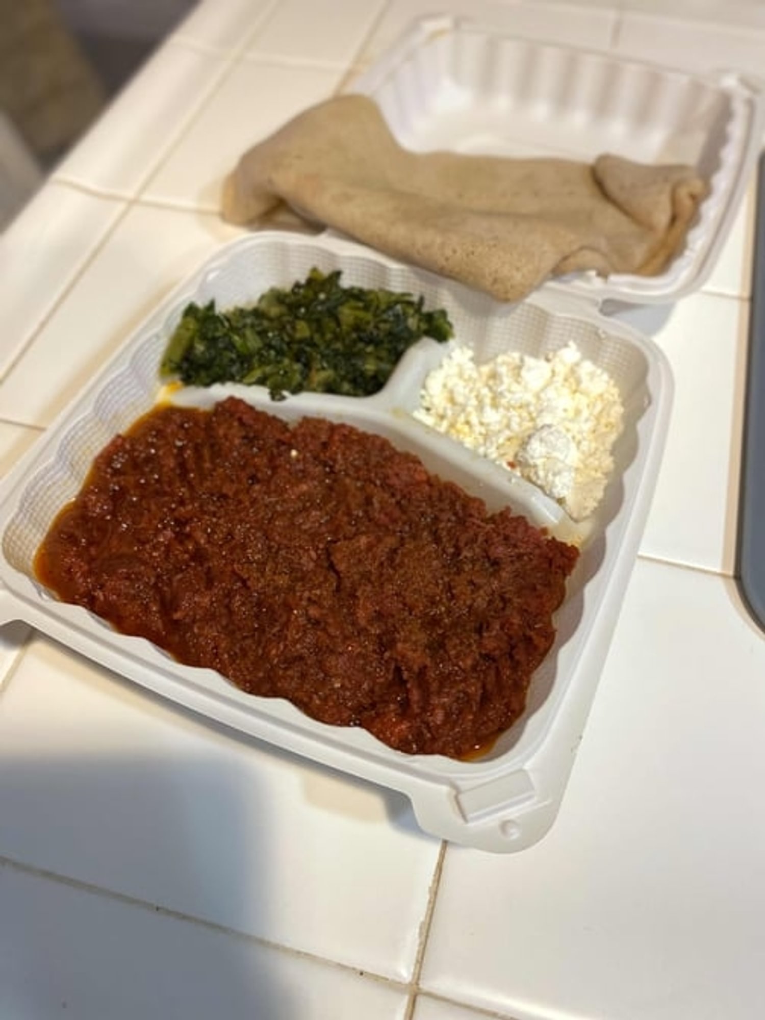 7. Kitfo Lunch