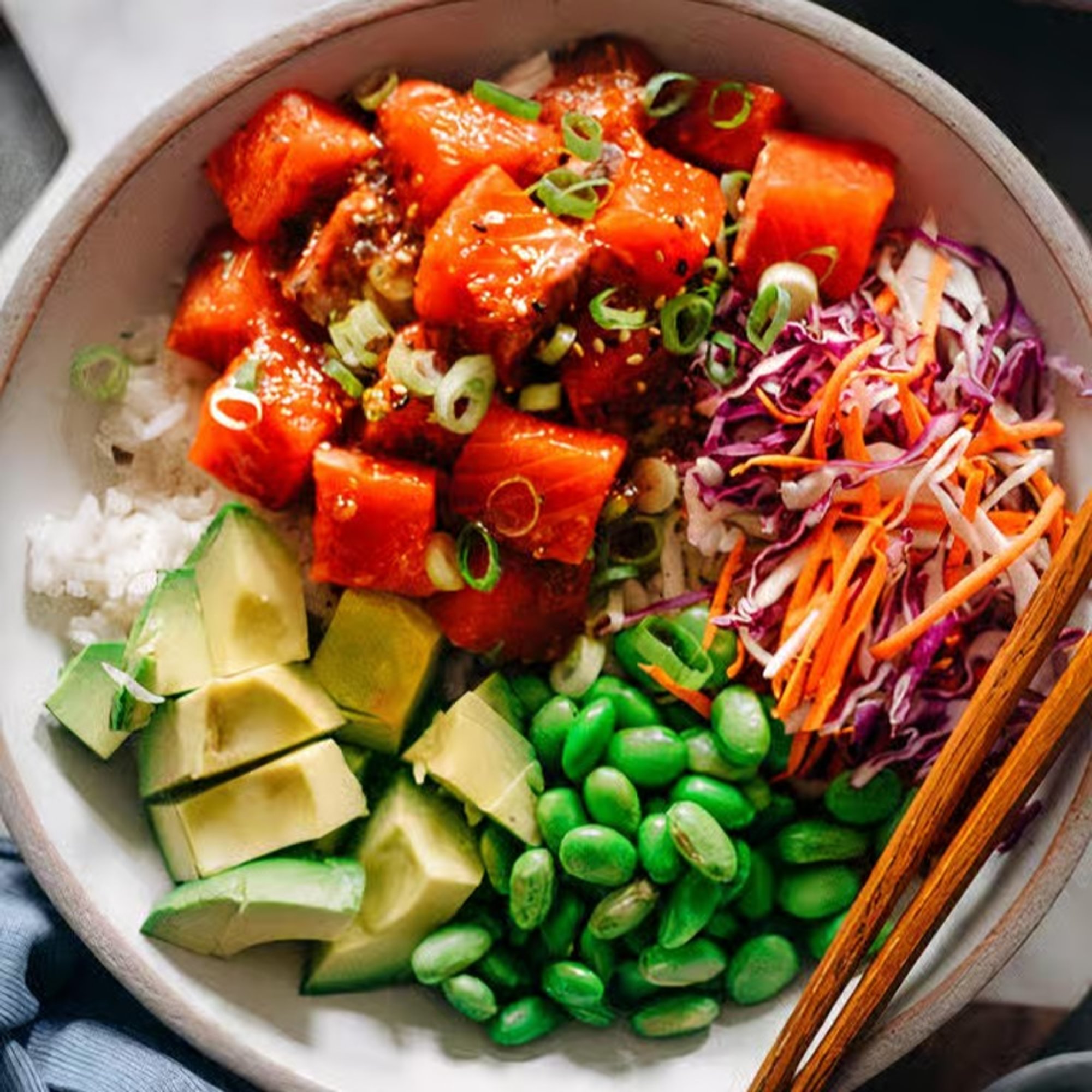 Salmon Pokè Bowl L