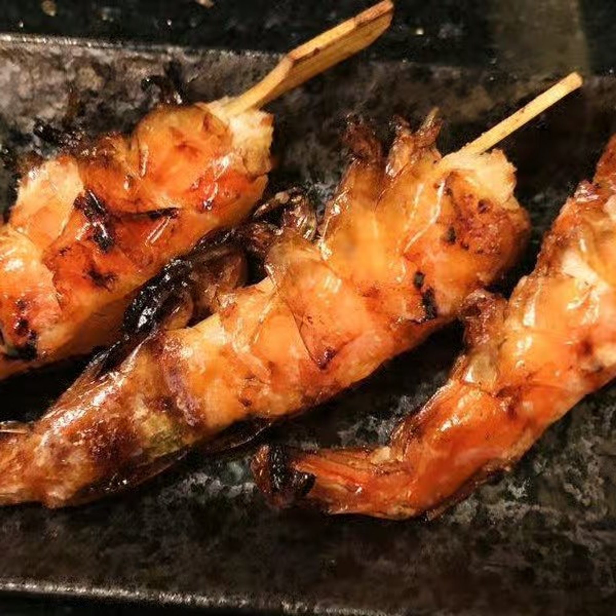 Garlic Prawns Skewer